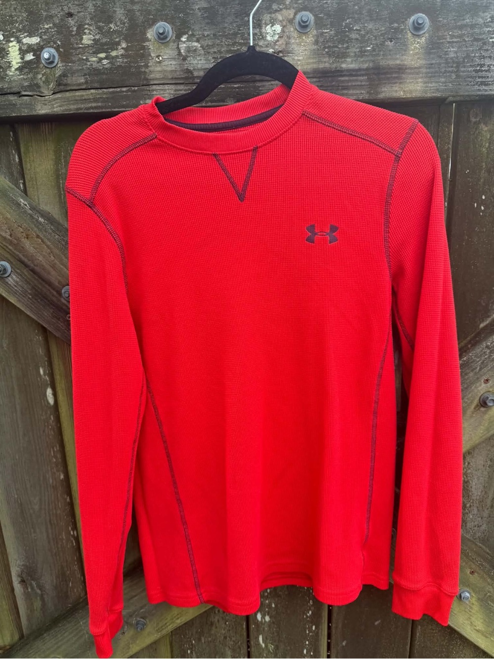Under Armour Red Long Sleeve Performance Top